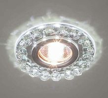 Светильник встраиваемый Италмак Bohemia LED 51 4 70 огран. стекло, подсветка MR16  картинка 